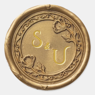 Poppy Wedding Wax Seal