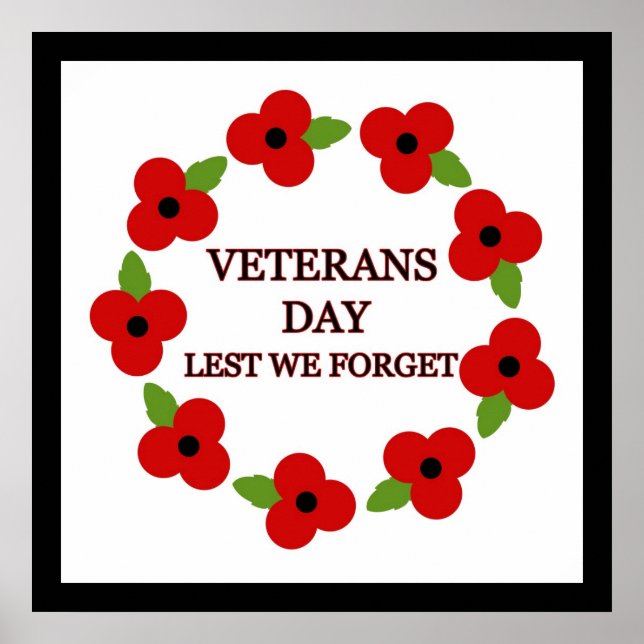 Poppy wreath - Poster (Front)