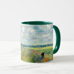 Poppyfield near Argenteuil by Monet Mug<br><div class="desc">Poppy Field near Argenteuil,  famous painting by Claude Monet</div>