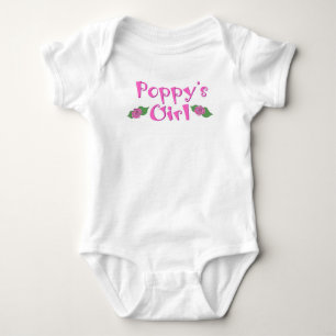 Poppy's Girl Baby Bodysuit