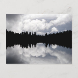 Popradské Pleso Reflection Postcard