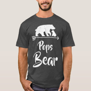 Pops Bear Matching Family Christmas Costume  T-Shirt