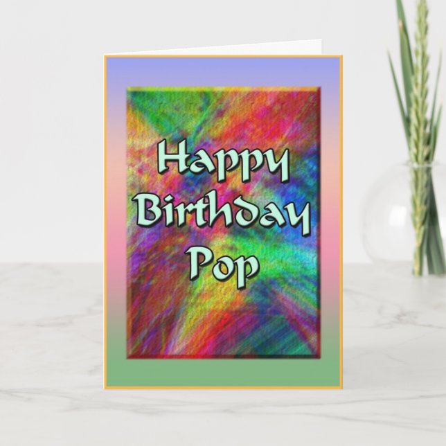 Pops Birthday Card (Front)
