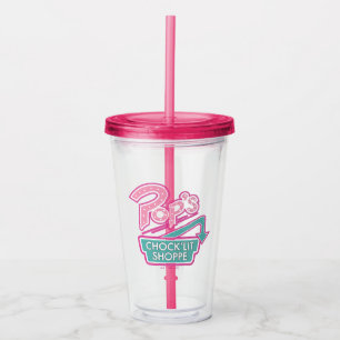 Pop's Chock'Lit Shoppe Pink Logo Acrylic Tumbler