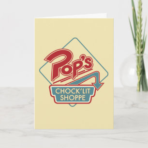 Pop's Chock'Lit Shoppe Red Logo Card