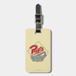 Pop's Chock'Lit Shoppe Red Logo Luggage Tag