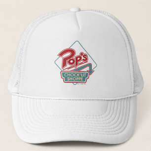 Pop's Chock'Lit Shoppe Red Logo Trucker Hat