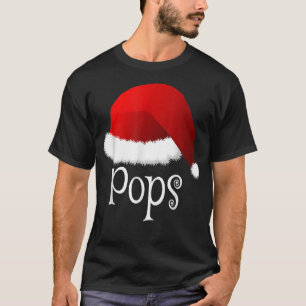 Pops Christmas for Family Matching Holiday T Gift T-Shirt