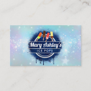Pops de glace Popsicles carte de visite