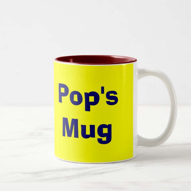 Pops Diner Retro Custom Coffee Mug (Droit)