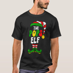 Pops Elf Pajama Matching Group Christmas Holiday G T-Shirt