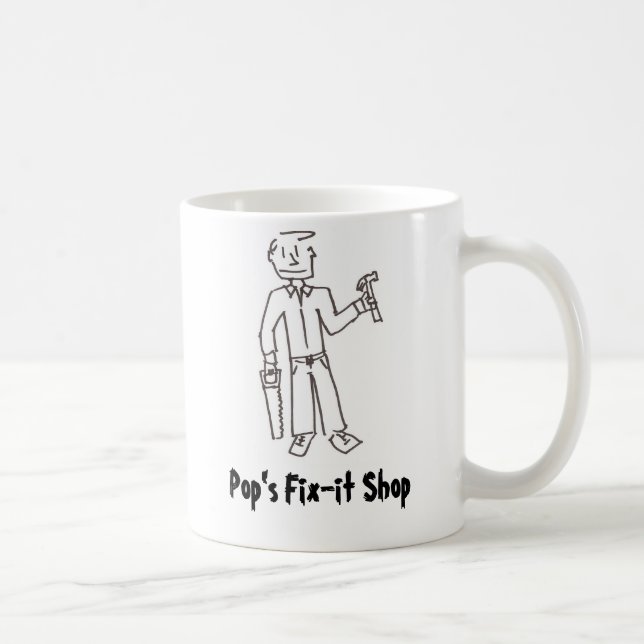 Pop's Fix-it Shop Coffee Mug (Right)