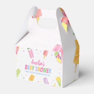 Popsicle Baby Shower Ice Cream Summer Party Favor Box