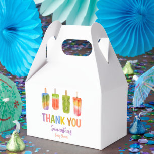 Popsicle baby shower Ice Cream summer party Favor Box