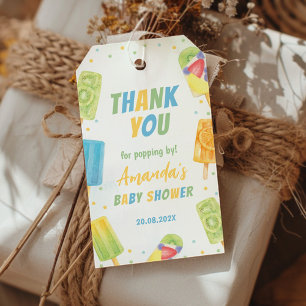 Popsicle Baby Shower Summer Party Thank You Gift Tags