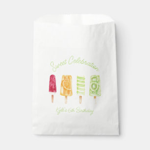 Popsicle Birthday Party Favour Bag