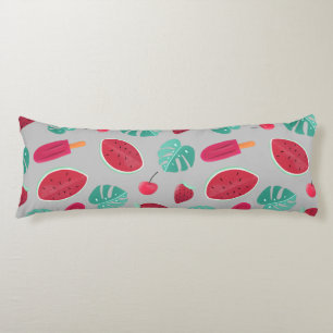 Popsicle, Cherry, Strawberry & Watermelon Body Pillow