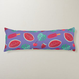Popsicle, Cherry, Strawberry & Watermelon Body Pillow