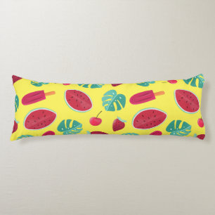 Popsicle, Cherry, Strawberry & Watermelon Body Pillow