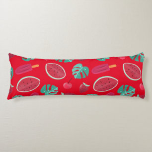 Popsicle, Cherry, Strawberry & Watermelon Body Pillow