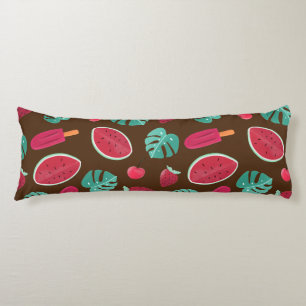Popsicle, Cherry, Strawberry & Watermelon Body Pillow