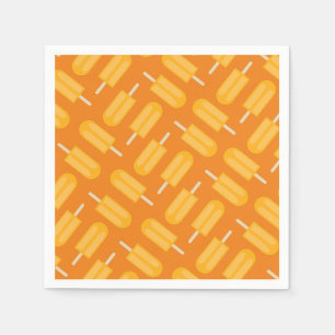 Popsicle Cute Summer 1st Birthday Party Theme Napkin