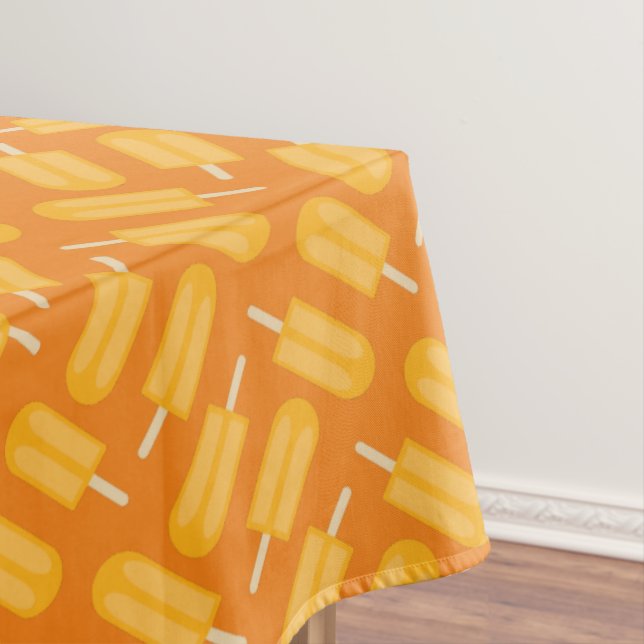 Popsicle Cute Summer 1st Birthday Party Theme Tablecloth (In Situ)