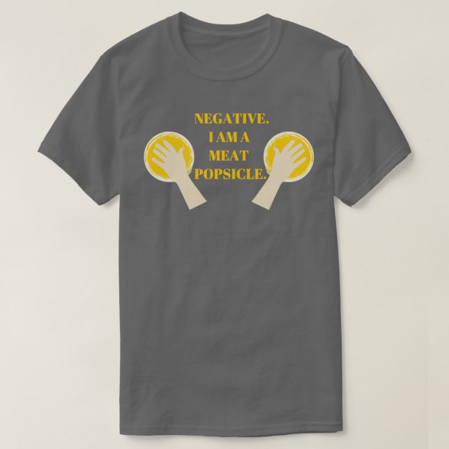 Popsicle de viande TShirt (Design devant)