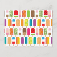 Popsicle Ice Cream Bars Pattern