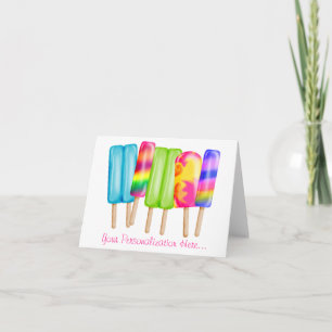 Popsicle notecards