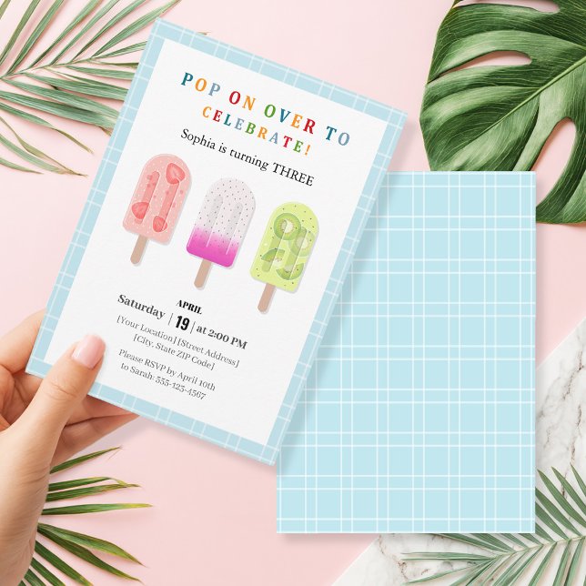 Popsicle Party Invitation (Creator Uploaded)