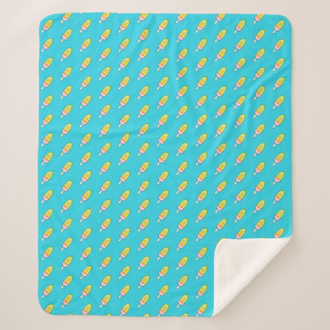 Popsicle Sherpa Blanket (Front)