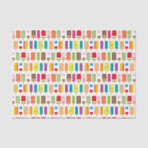 Popsicles Ice Cream Bars Dessert Tissue Paper