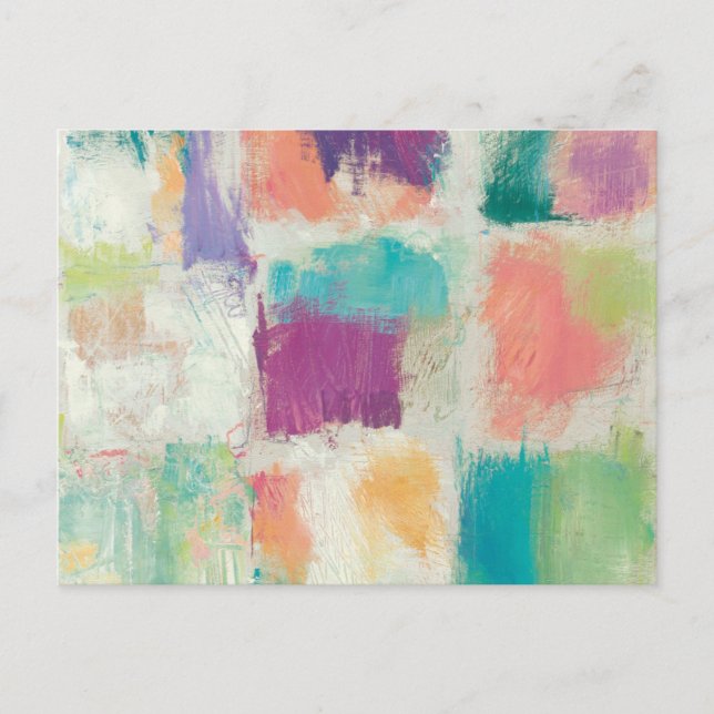 Popsicles II Stone Abstract Print | Mike Schick Postcard (Front)