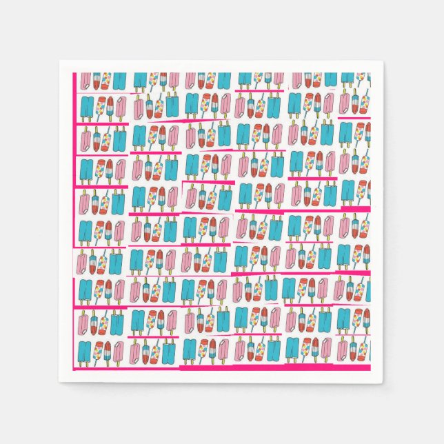 Popsicles Napkin (Front)