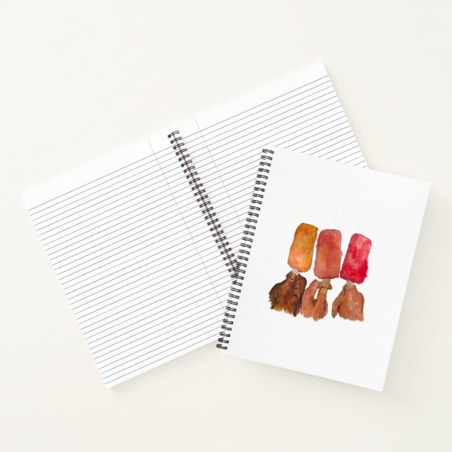 "Popsicles" Spiral Notebook (Inside)