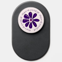Doodé de fleurs violettes "Blossom In Your Best Se