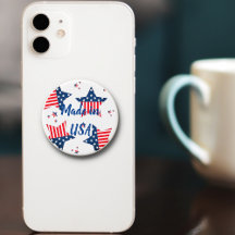 Fabriqué en Usa, étoiles et rayures