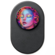 Femme Alien aux cheveux cosmiques