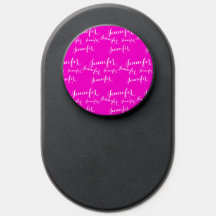 Motif de nom rose, cool et moderne