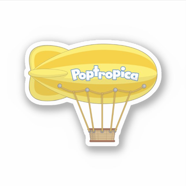 Poptropica Blimp Sticker (Front)