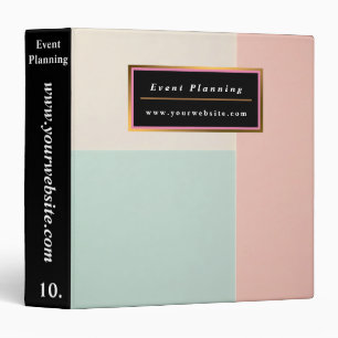 Popular Abstract Blush Pink Mint Collection Binder