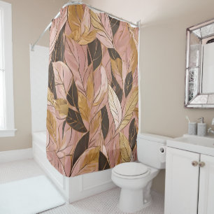 Popular Blush Pink Gold Boho Leaves Collection