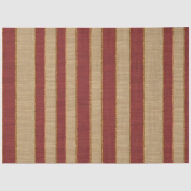 Popular Burgundy Gold Luxury Linen Collection Tissue Paper (Front)