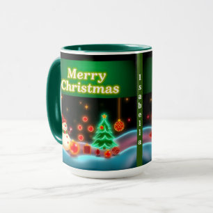 Popular Christmas Neon Holiday Collection Mug