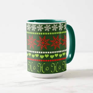 Popular Christmas Repeating Pattern Mug
