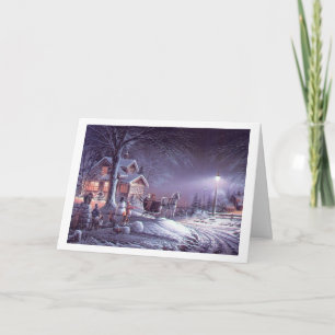 Popular classic, vintage Christmas picture Holiday Card
