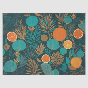 Popular Colours Orange Slices Tissue Paper