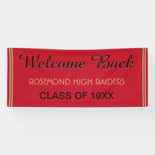 Popular! CUSTOM Class Reunion banner