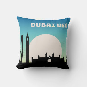 Popular Dubai Throw Pillow